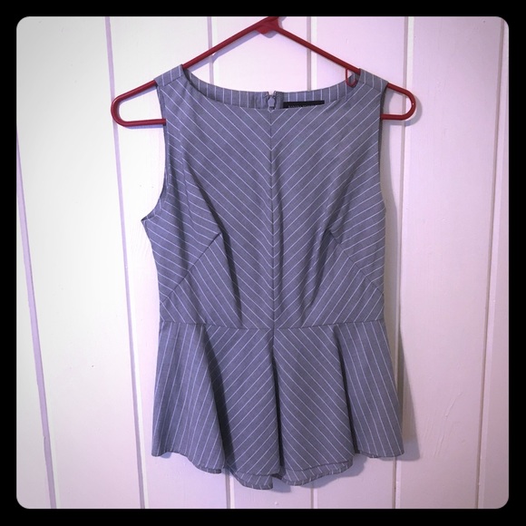 NWOT Banana Republic Peplum Tank Top sz 0 - Picture 2 of 5